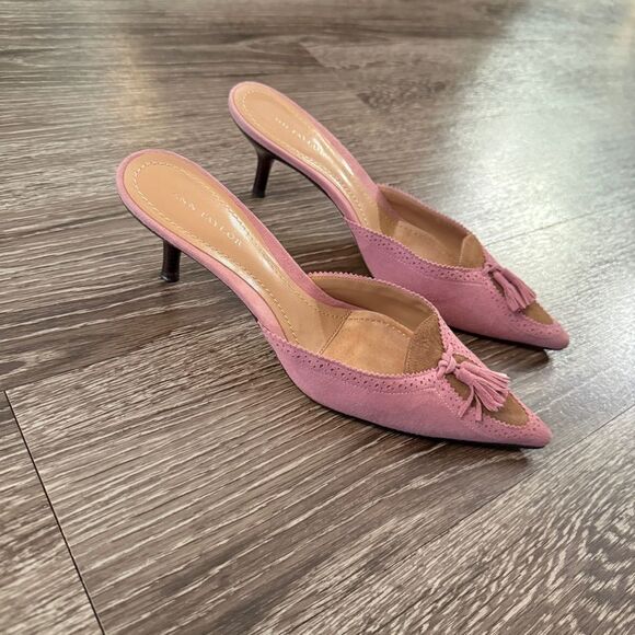 Ann Taylor Pointed Toe Mule Heel - Picture 2 of 7